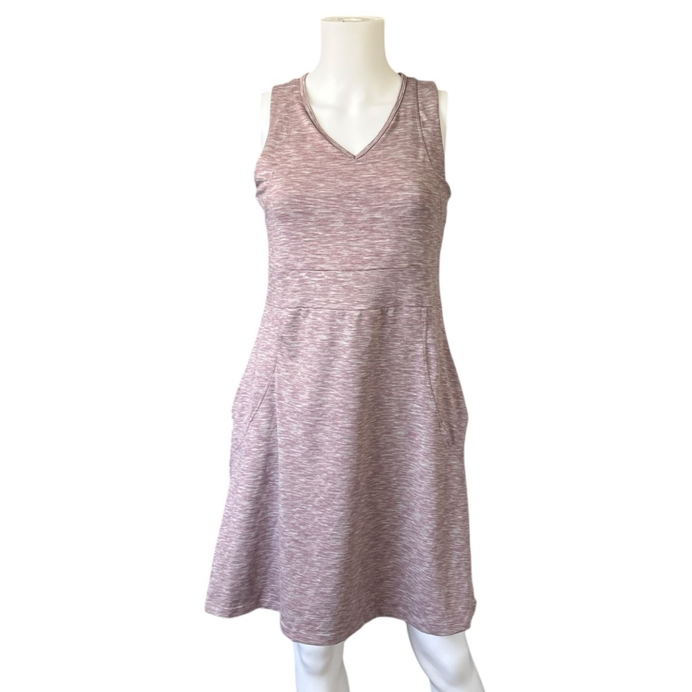 Mondetta Sleeveless Pink Athletic Dress Stretch Knit Womens Size Small S